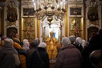 Архиерейское богослужение в Николо-Архангельском храме города Балашихи